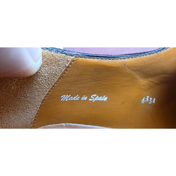 Mezlan Mens shoes size 11m Red Crocodile and Suede 14631-F - Picture 4 of 11